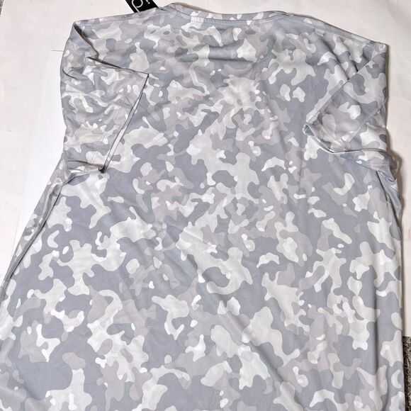 NWT Id Ideology Birdseye Printed Training T-Shirt grey XXL - Picture 5 of 7